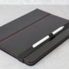 Casemade iPad 12.9 Leather Case - Black Pencil Holder