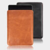 iPad 10.2 Leather Sleeve Tan and Black