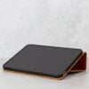 Casemade Mini 6 Leather Case - Tan Stand