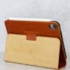 Casemade Mini 6 Leather Case - Tan Stand